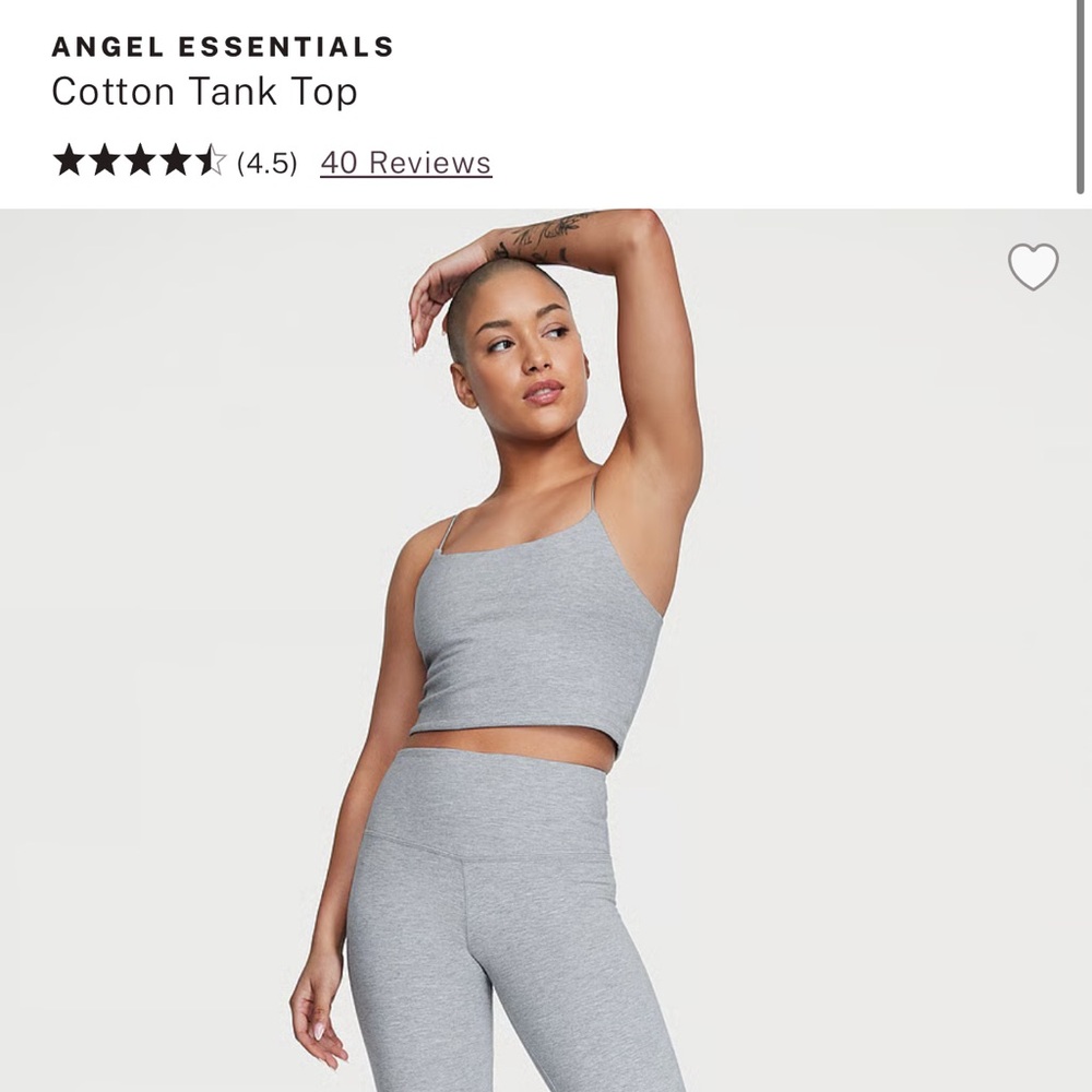 Victoria Secret Angel Essentials crop tank